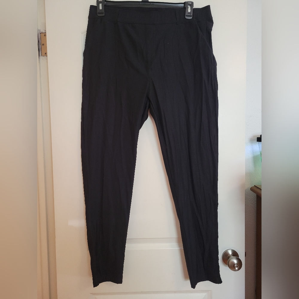 3 XL, Rene Ricci, Black Slack Pants, Stright leg